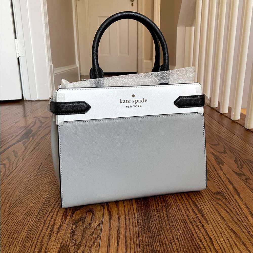 Kate Spade Black and Gray Satchel